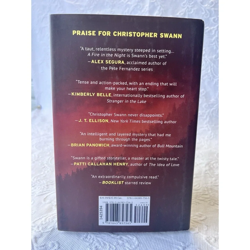 Fire in the Night : A Novel by Christopher Swann (2021, Hardcover)‎